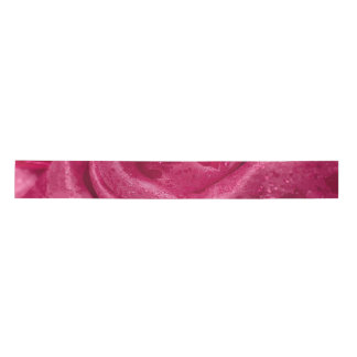 Pink Satin Rose Satinband