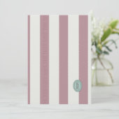 Pink Scallotion Edge Save the Date Einladung (Stehend Vorderseite)