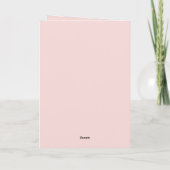 Pink-Schmetterlings-Geburtstag Karte (Rückseite)