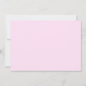 Pink School Bus Wheels mit Foto Einladung (Rückseite)