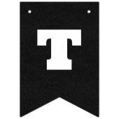 Pink / Schwarz Benutzerdefiniertes Party oder Arbe Wimpelkette (Dritte Fahne)