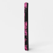 Pink-schwarz-bläserne Fraktal-Gehäuse Case-Mate iPhone Hülle (Hinten/Links)