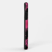 Pink-schwarz-bläserne Fraktal-Gehäuse Case-Mate iPhone Hülle (Hinten/Rechts)