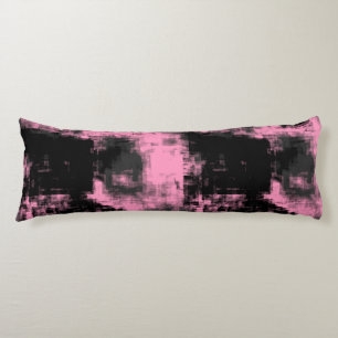 Pink Schwarz und Grau      Seitenschläferkissen