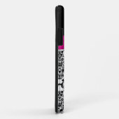 Pink, schwarz, weiß Damask iPhone 5 Fall Case-Mate iPhone Hülle (Hinten/Rechts)