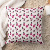 PINK SCHWARZ-WEISS LADYBUGS KISSEN (Decke)