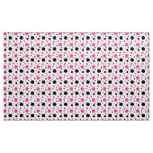 Pink Schwarz-weiß Polka Dots Stoff (Yard (91,4 cm))