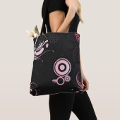 Pink-schwarz-weiße Schuhe Tasche (Von Nahem)