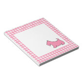 Pink Scottish Terrier School Notepad Geschenk Notizblock (angewinkelt)
