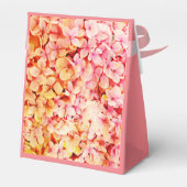 Pink Script Monogram Birthday Party Danke Geschenkschachtel (Rückseite)