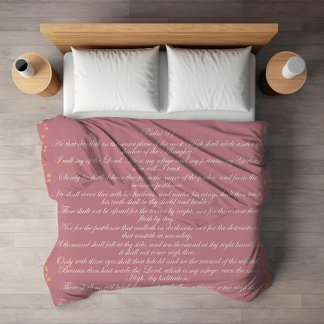 Pink Scripture, Psalm 91 Christlich Bibel Verse Sherpadecke