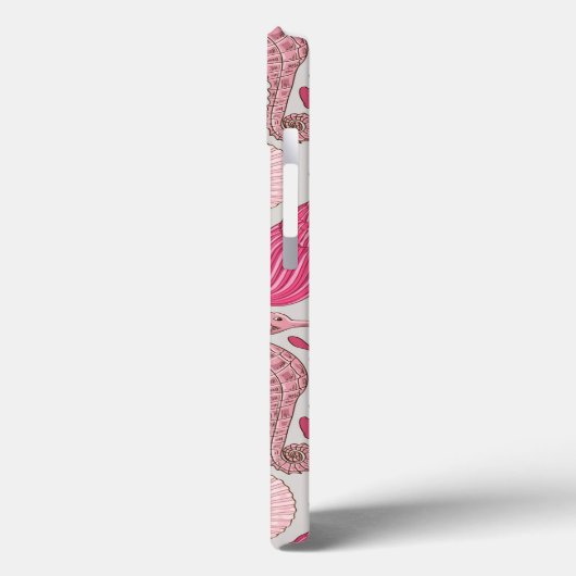 Pink Sea Pattern Case-Mate iPhone Hülle (Rückseite / Links)