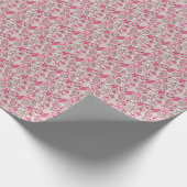 Pink Sea Pattern Geschenkpapier (Ecke)