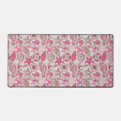 Pink Sea Pattern Schreibtischunterlage (Vorderseite)