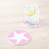 Pink Sea Star Getränkeuntersetzer (Seite)
