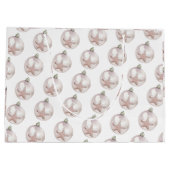 Pink Sea Star Ornament Muster Geschenktasche Große Geschenktüte (Rückseite)