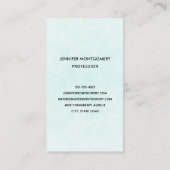 Pink Sea Turtle Whimsical & Niedlich Visitenkarte (Rückseite)