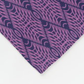 Pink seamless pattern on dark background fleecedecke (Ecke)