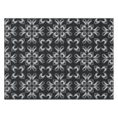 Pink seamless pattern on dark background tischdecke (Vorderseite (Horizontal))