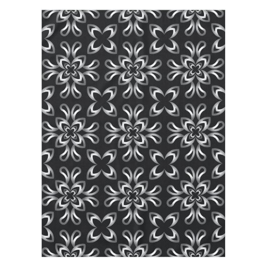 Pink seamless pattern on dark background tischdecke (Vorderseite)