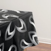 Pink seamless pattern on dark background tischdecke (Beispiel)