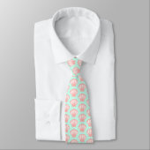 Pink Seashell Neck Tie Krawatte (Gebunden)