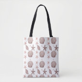 Pink Seashell Pattern - Beach Vibes Summer Design Tasche (Vorderseite)