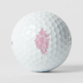 Pink Seashells  Golfball (Vorderseite)