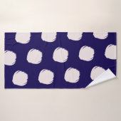 Pink Seashells Pattern Beach Badehandtuch (Badehandtuch)