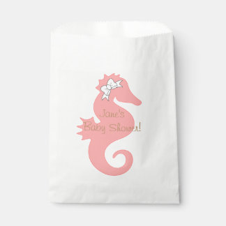 Pink Seepferd Babydusche Gefallen Taschen Geschenktütchen