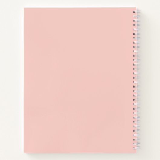Pink Sehr geehrte Tochter Keepake Memory-Notebook Notizblock (Rückseite)