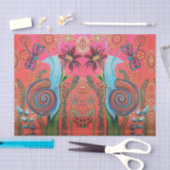 Pink Seidenpapier (Handwerk)