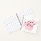 Pink Self Care Daily Dankbarkeit Journal Notizblock (Innenseite)