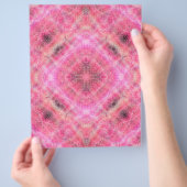 Pink Serene Gardens Bulk Scrapbook Paper Pages Flyer (Hand)