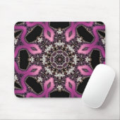 Pink Serpent Fraktal Mandala Mousepad (Mit Mouse)