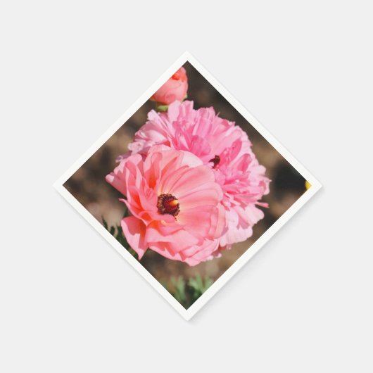 Pink Serviette (Ecke)