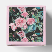 Pink Shabby Rose Blumenstrauß Tee Party Kuchen Gew Geschenkschachtel (Oben)