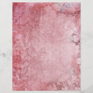 Pink Shabby Vintag Scrapbook Paper