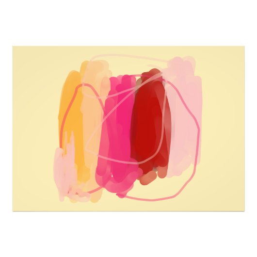 Pink-Shade-Poster Fotodruck (Vorne)