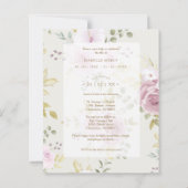 Pink Shades Botanisches Foto (Rückseite)