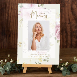 Pink Shades Botanisches Foto Traditionelles Spaß Poster