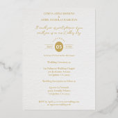 Pink Shades Heart Luxury Romantic Botanical Floral Folieneinladung (Rückseite)