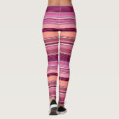 Pink Shades Illusion Stripe Leggings ★Psydefx★ (Rückseite)