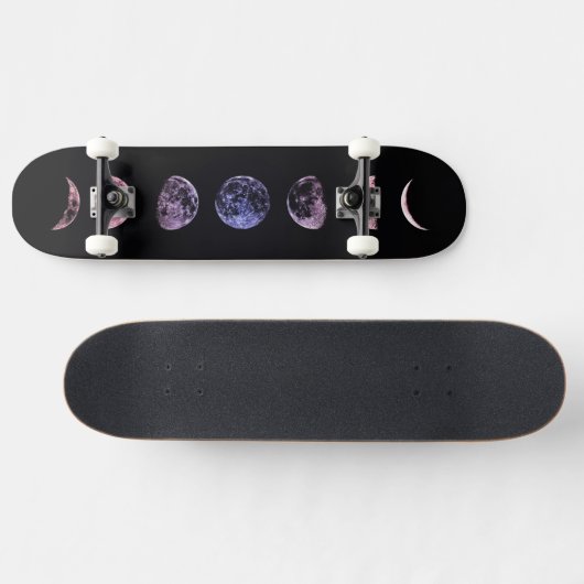 Pink Shadow Moon Skateboard (Horizontal)