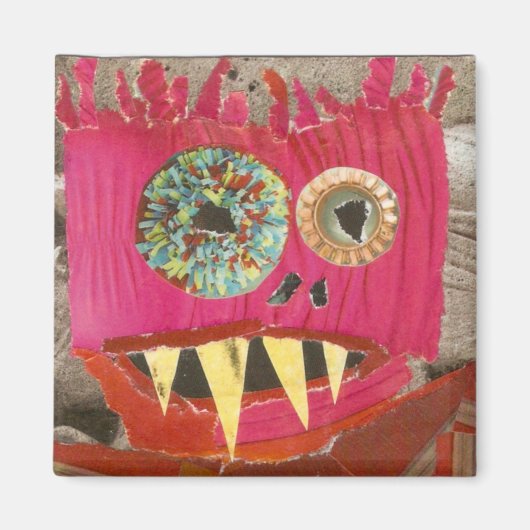 Pink Shaggle Magnet (Vorne)
