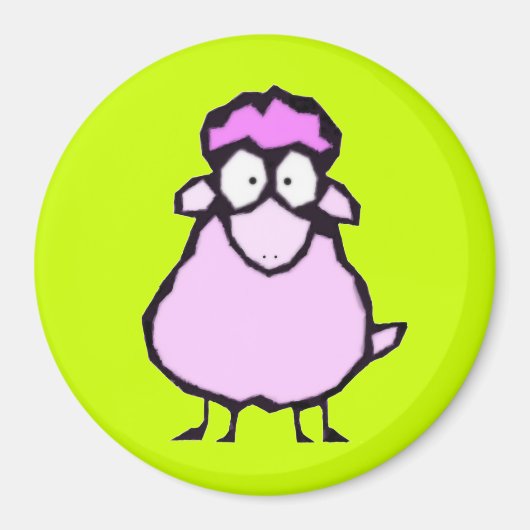 Pink Sheep Magnet (Vorne)