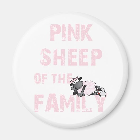 Pink Sheep Magnet (Vorne)