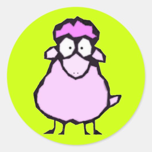 Pink Sheep Stickers (Vorderseite)