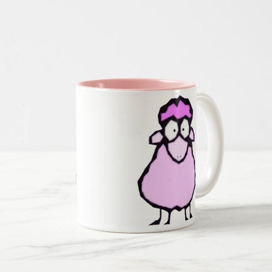 Pink Sheep Tasse (VorderseiteRechts)