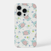 Pink Sheep with Flowers & Berries - Cute Pattern iPhone Hülle (Rückseite)